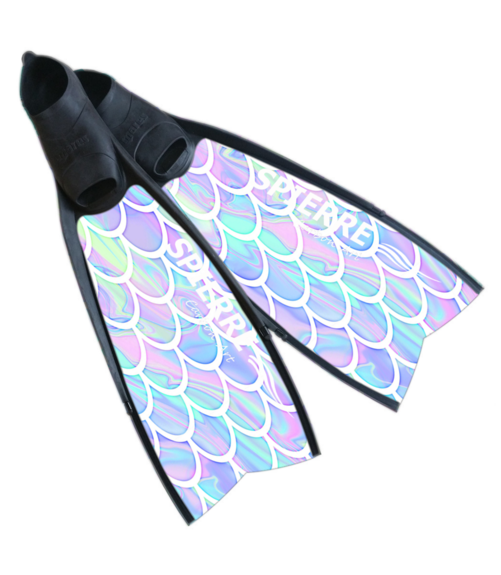 Carbon Art Iridescent Scale Fin Blades - Photography Range (Set/Pair)
