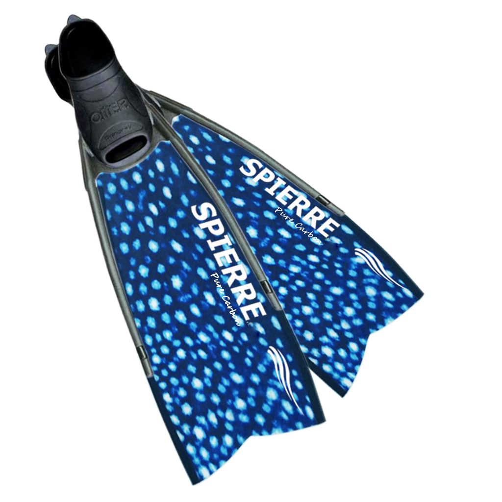 Carbon Art Whale Shark Design Fin Blades - Photography Range (Set/Pair)