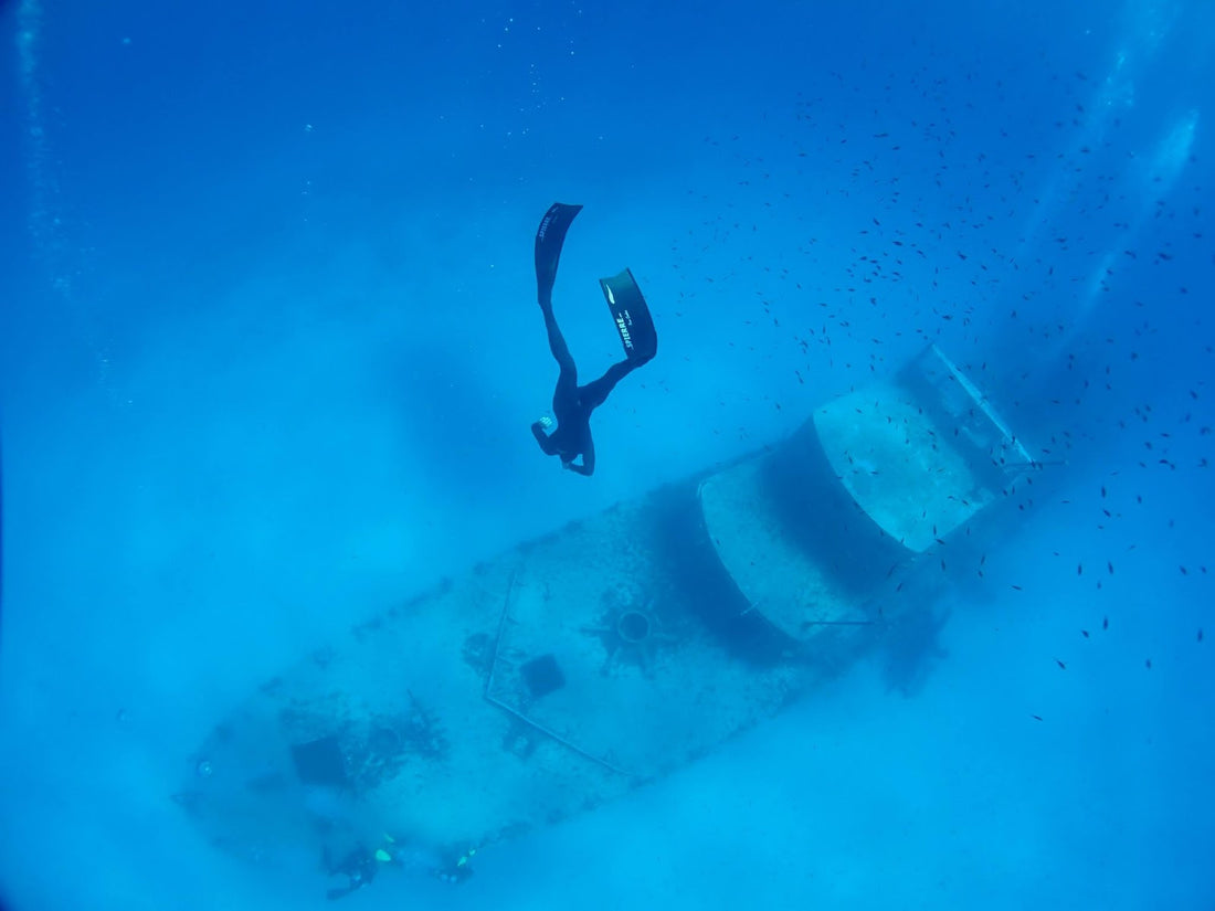 Rune Hallum Freediving in Malta