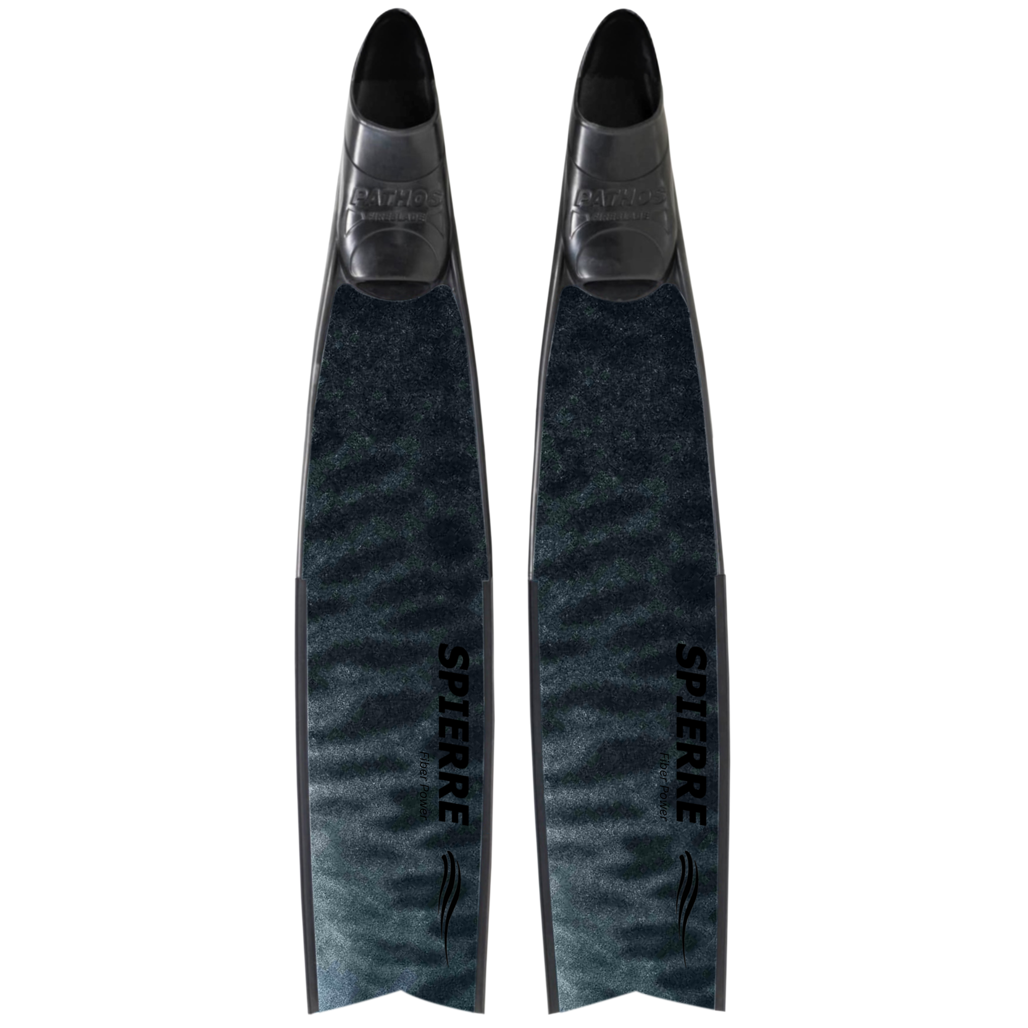 Spierre Tiger Shark Design Power Range Fiberglass Fin Blades for Spearfishing and Freediving