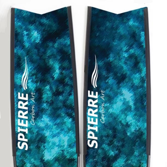 Opciones personalizadas para palas de aleta Carbon Art Ocean Reef - Rango de potencia (juego/par)