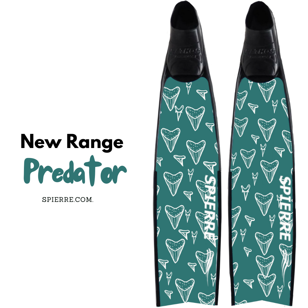 Carbon Art Emerald Predator Fin Blades - Apnea Range (Set/Pair)