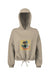 Ladies' Cropped Oversize Hooded Sweatshirt