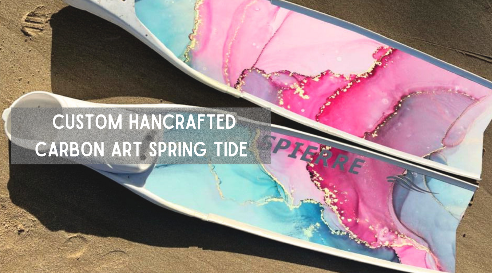 Spierre Carbon Fiber Custom Handcrafted freediving fin blades