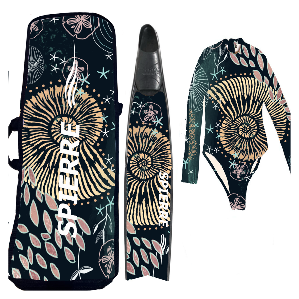 Carbon Art Nautilus Dreams Fin Blades  - Apnea Range (Set/Pair)