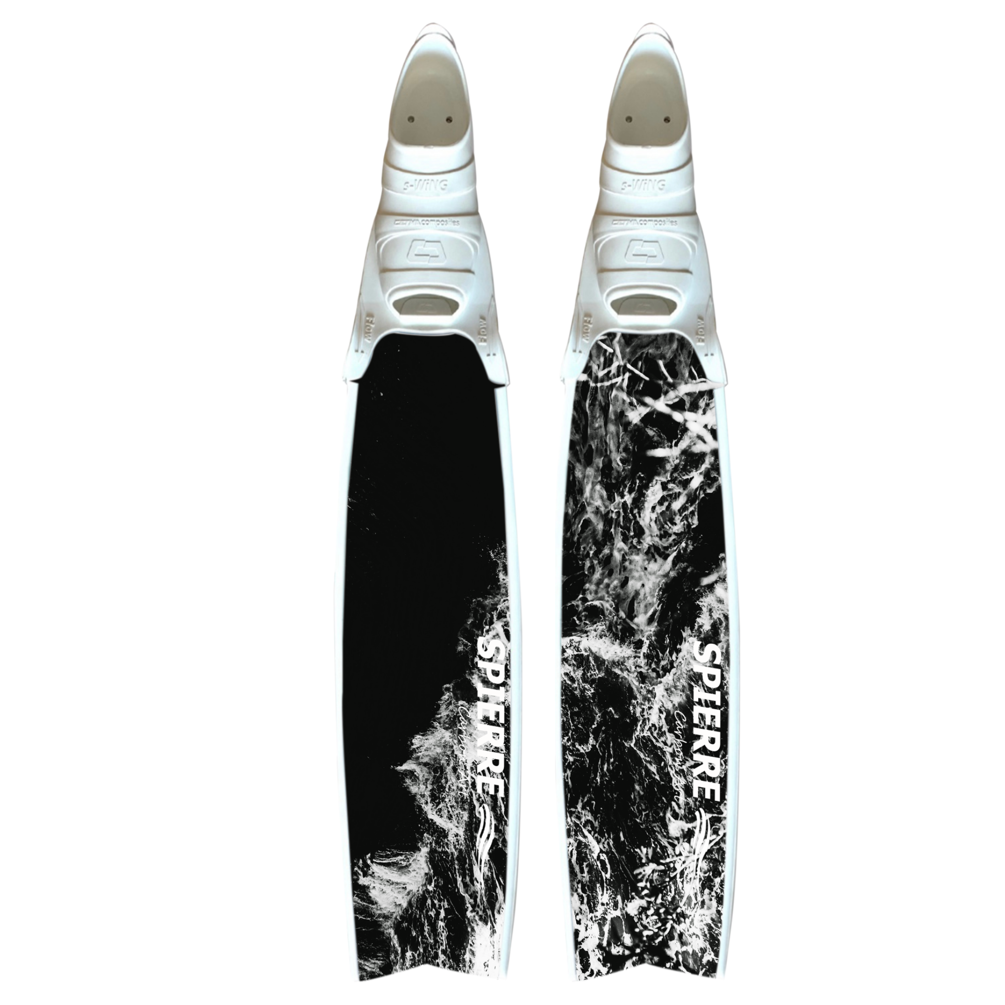 Carbon Art Black Seas Design  – Handcrafted Performance Blades for Freediving  - (Set/Pair)