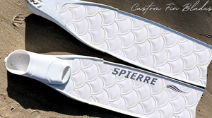 Carbon Art Platinum Scale Design Fin Blades - Apnea Range (Set/Pair)