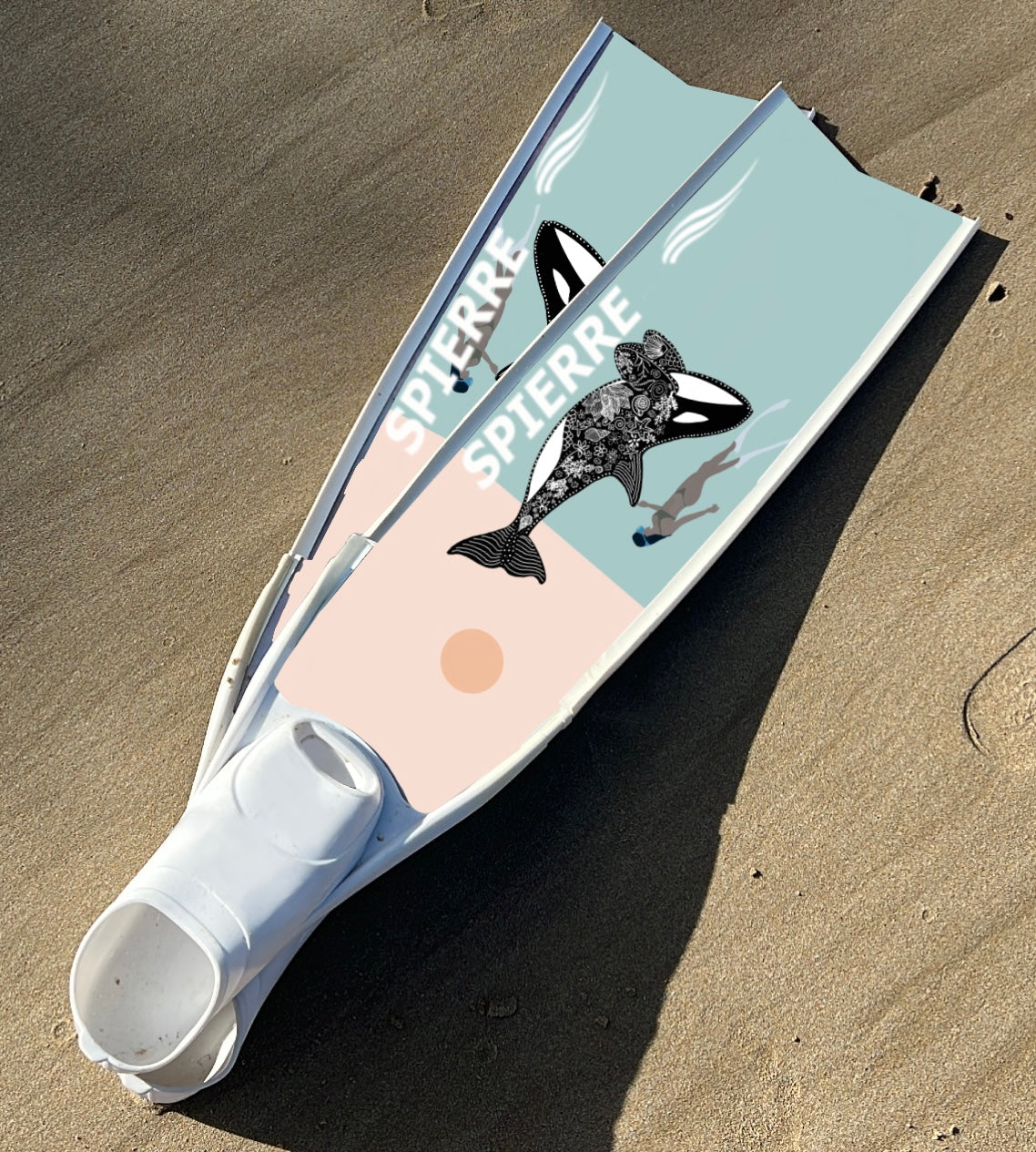 Carbon Art Meet at Sunset Fin Blades - Apnea Range (Set/Pair)