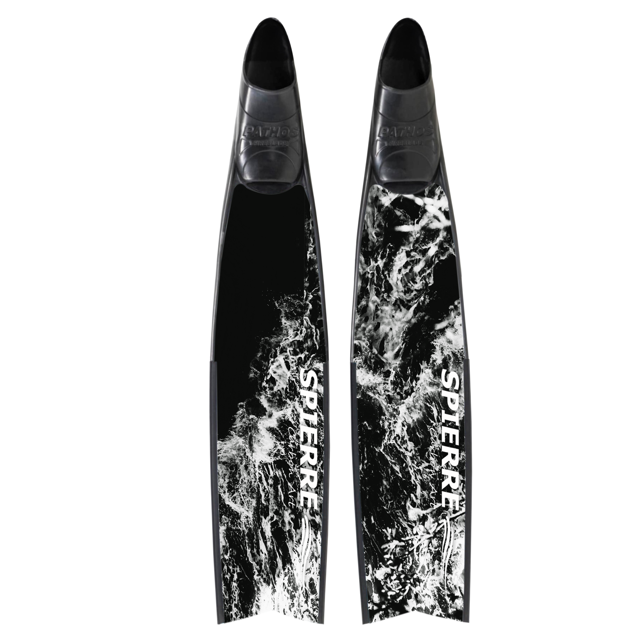 Carbon Art – Handcrafted Performance Blades for Freediving  - (Set/Pair) Black Seas Design -  Power Range (Set/Pair)
