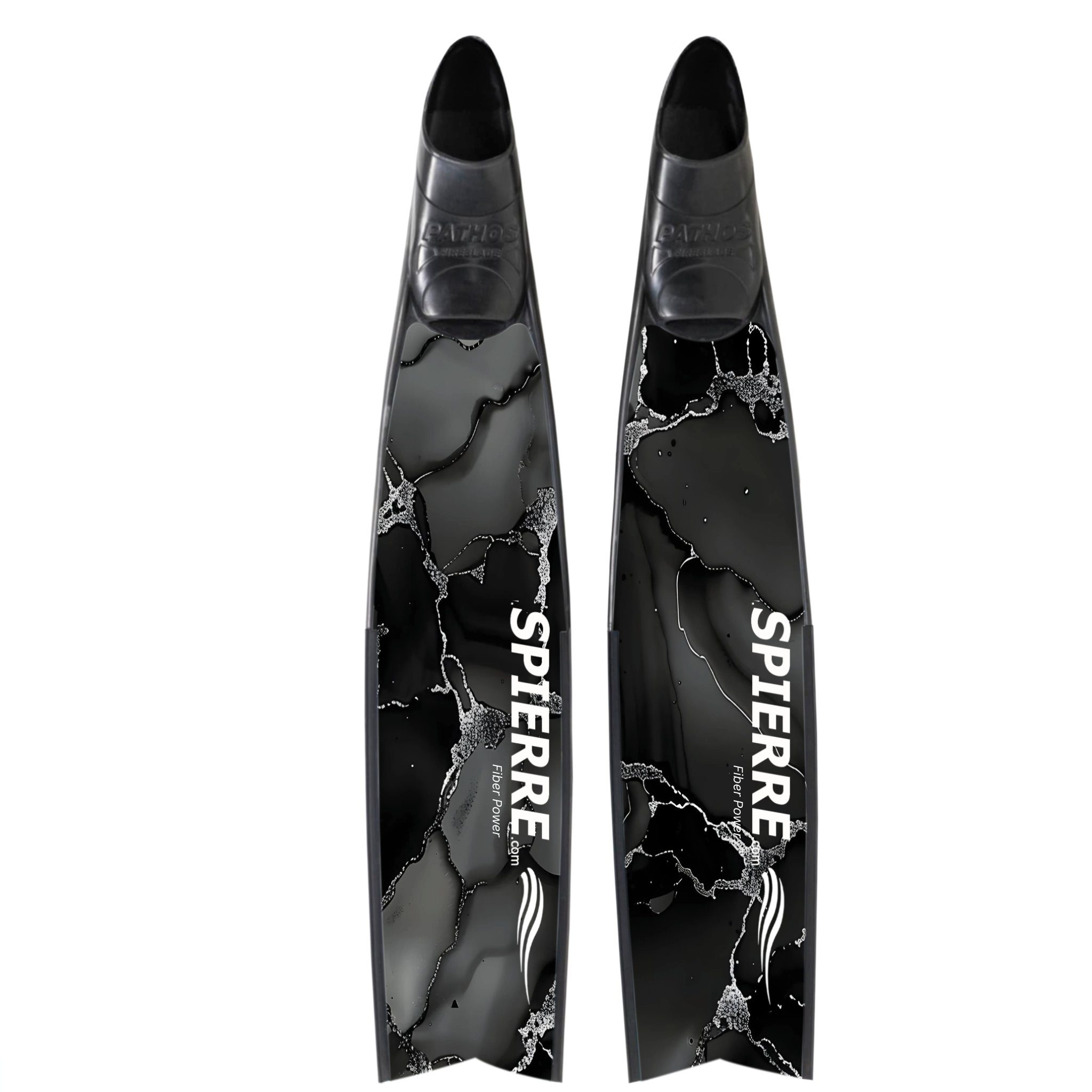 Fiber Art Black Hunter Design Fin Blades (Power Range)
