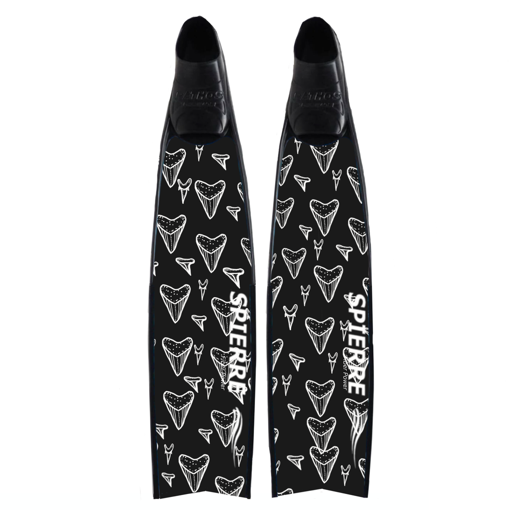 Fiber Art Dark Predator Design Fin Blades (Power Range)