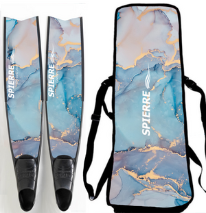 Spierre Padded Travel Fin Bag - Blue Tide Design