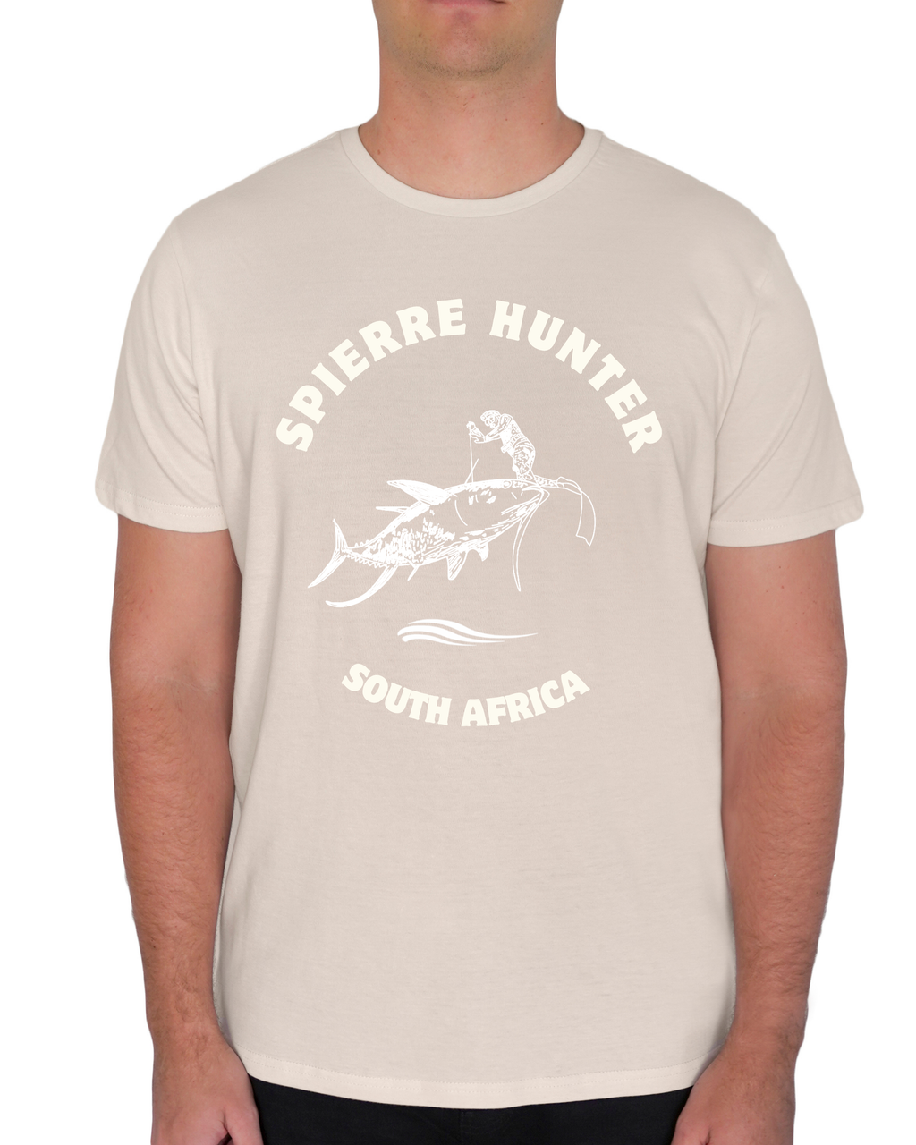 SpierreHunter Tuna Hunt T-Shirt - Colour Bone
