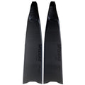 Spierre Classic Black Carbon Power Range Black Logo Complete Fins with Foot Pockets