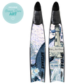 Carbon Art Coastal Dreaming Fin Blades - Apnea Range (Set/Pair)