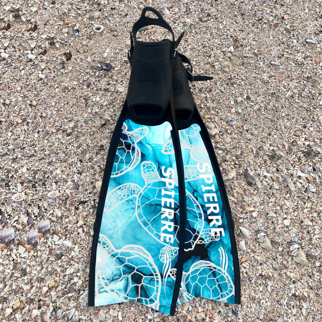 Carbon Art Turtle Tides Fin Blades - Scuba Range (Set/Pair)