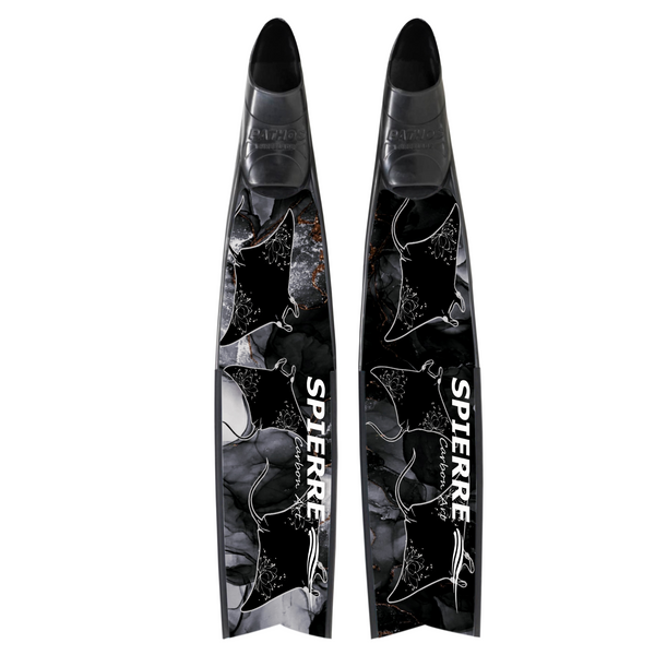 Carbon Art Dark Manta Fin Blades - Apnea Range (Set/Pair)