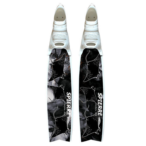 Carbon Art Dark Manta Fin Blades  - Apnea Range (Set/Pair)