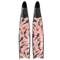 Carbon Art Shark Fam Coral Design Fin Blades - Apnea Range (Set/Pair)