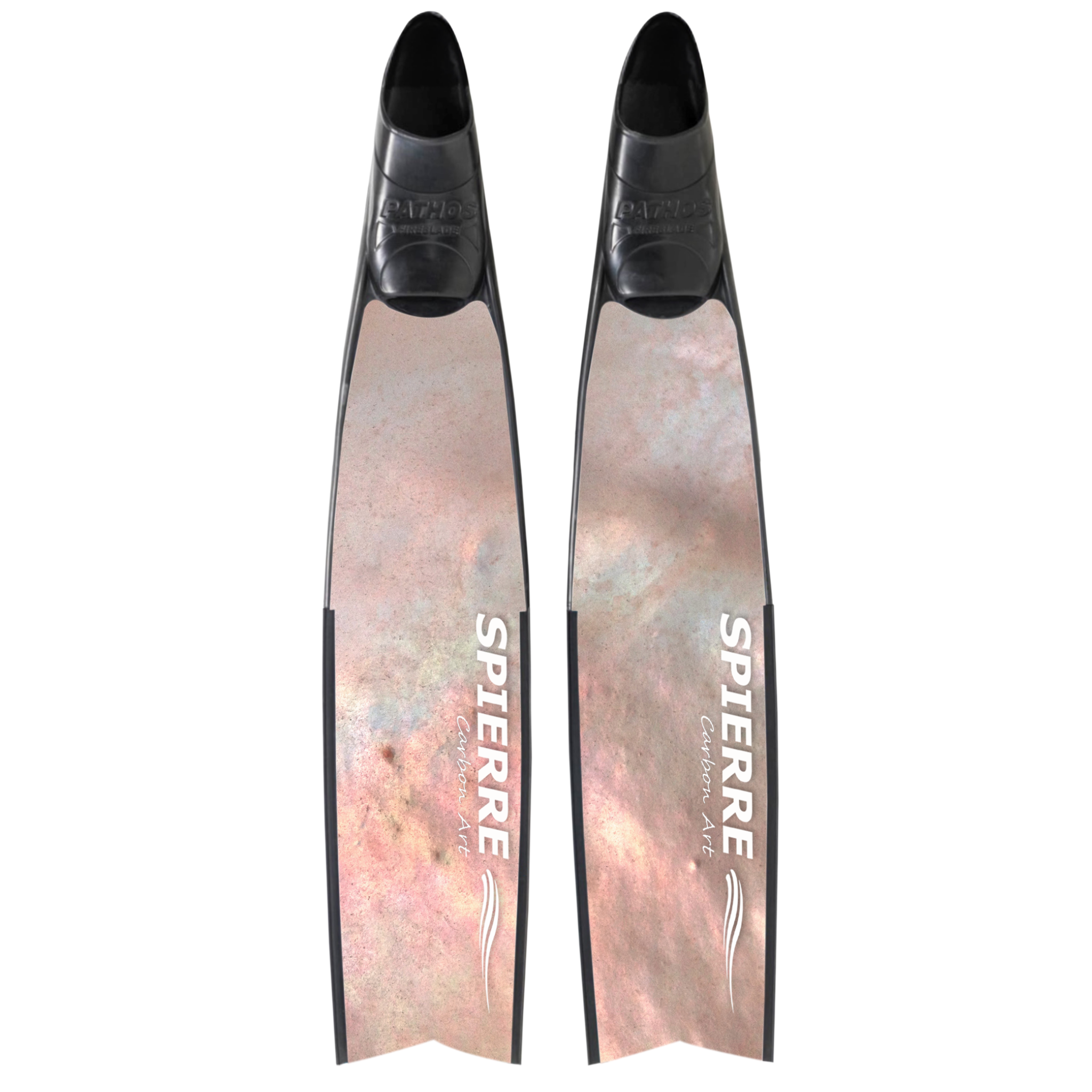 Carbon Art Mother of Pearl Fin Blades  - Apnea Range (Set/Pair)