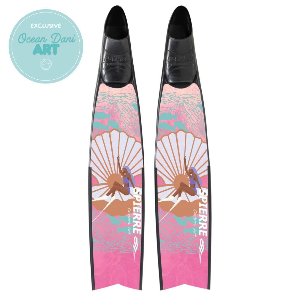 Carbon Art Ocean Treasure Fin Blades  - Apnea Range (Set/Pair)