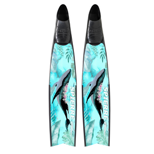Carbon Art Whale Song Fin Blades - Apnea Range (Set/Pair)