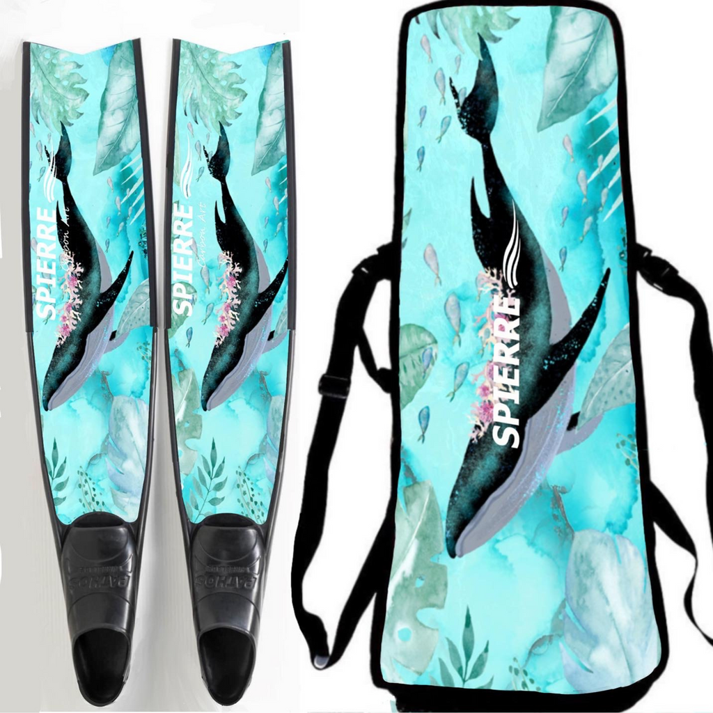 Carbon Art Whale Song Fin Blades - Apnea Range (Set/Pair)
