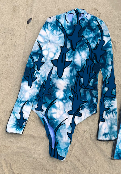 Shark City Ocean Swim Suit