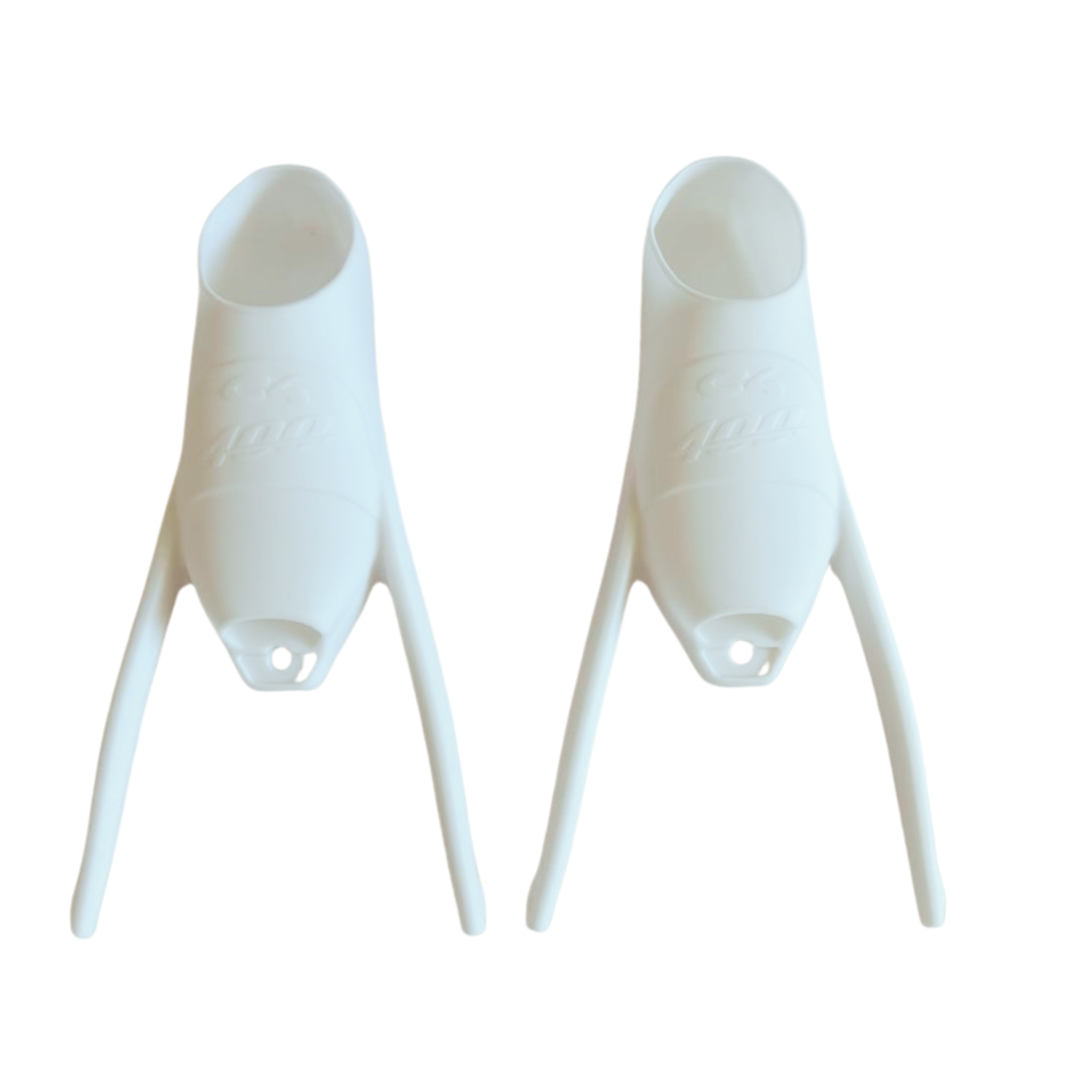 C4 400 White Foot Pockets for Spierre Freediving and Spearhunting Fin Blades