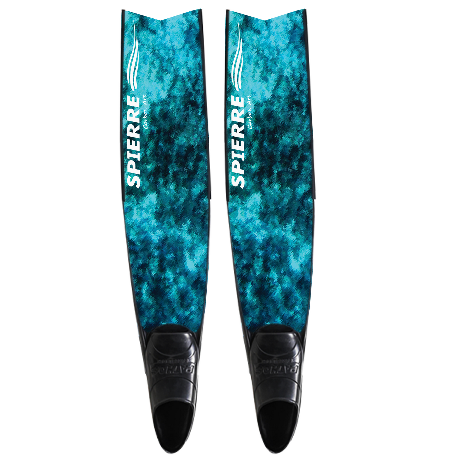 Spierre Blue Ocean Reef Design Carbon Art Freediving Best Carbon Fiber Fin Blades