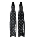 Spierre Fins Black Scale 2.0 Design Carbon Freediving Fin Blades compatible with Pathos Leaderfins Mares X Wing C4 400 foot pockets