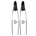 Spierre Fins (Your) Own Design Carbon Freediving Fin Blades that are compatible with Pathos; Leaderfins; Mares X Wing and C4 400 foot pockets