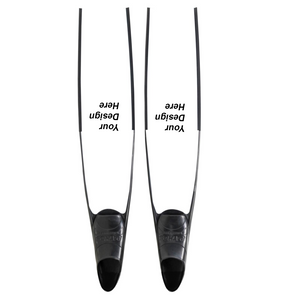 Spierre Fins Own Design Carbon Freediving Fin Blades compatible with Pathos Leaderfins Mares X Wing C4 400 foot pockets