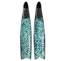 Spierre Apnea Range Carbon Art Fin Blades in Fish Scale Design (set/pair)