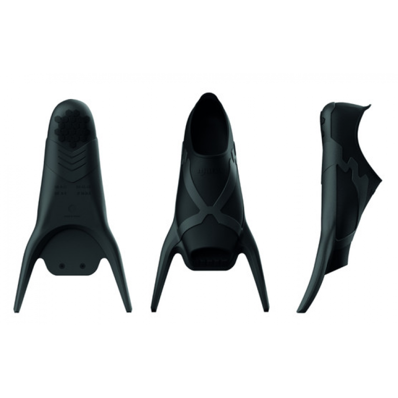 Spierre Fin Blades fitted to Mares XWing Foot Pockets Black
