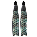 Spierre Fins Ocean Scale Design Carbon Freediving Fin Blades compatible with Pathos Leaderfins Mares X Wing C4 400 foot pockets