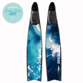 Carbon Art Stormy Seas Fin Blades  - Apnea Range (Set/Pair)