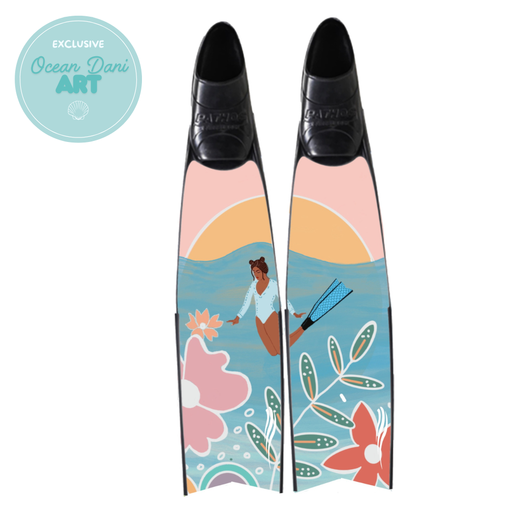 Carbon Art Sunset Fin Blades - Apnea Range (Set/Pair)