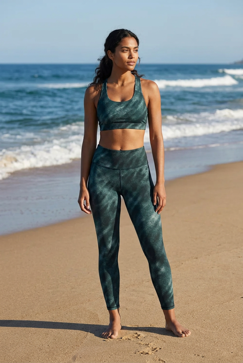 Spierre Tiger Shark Design Lycra Full Length  Leggings