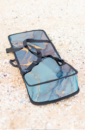 Spierre Padded Travel Fin Bag (Shorter Length) - Blue Tide Design