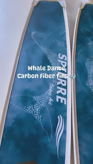 Carbon Art Whale Dance Fin Blades - Apnea Range (Set/Pair)