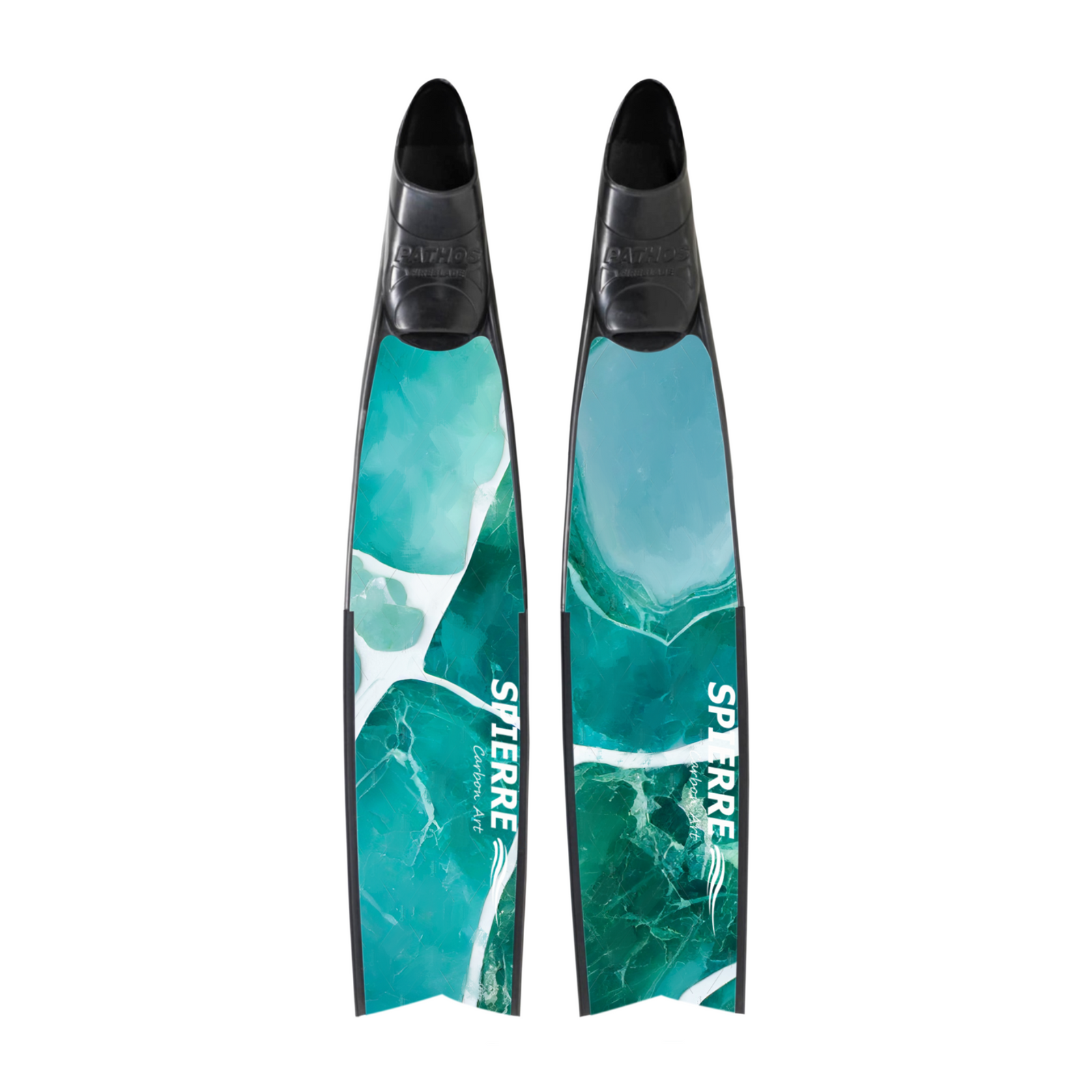 Carbon Art Ocean Escape Fin Blades - Apnea Range (Set/Pair)