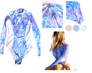 Iridescent Scale Ocean Swim Suit