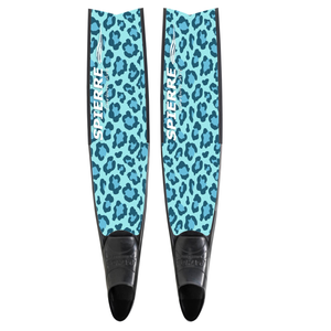 Carbon Art Blue Wild Fin Blades - Apnea Range (Set/Pair)