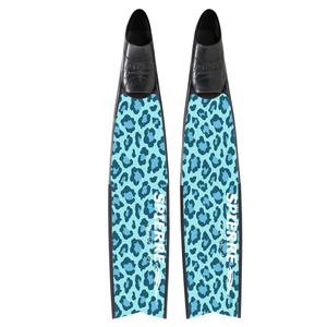 Carbon Art Blue Wild Fin Blades - Apnea Range (Set/Pair)