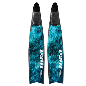 Fiber Art Blue Ocean Reef Fin Blades (Apnea Range)