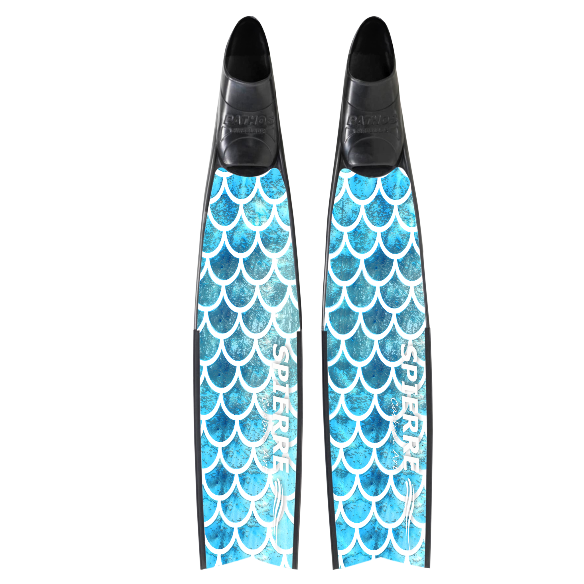 Carbon Art Whale Shark Fin Blades - Apnea Range (Set/Pair) - Spierre