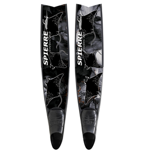 Carbon Art Dark Manta Fin Blades  - Apnea Range (Set/Pair)