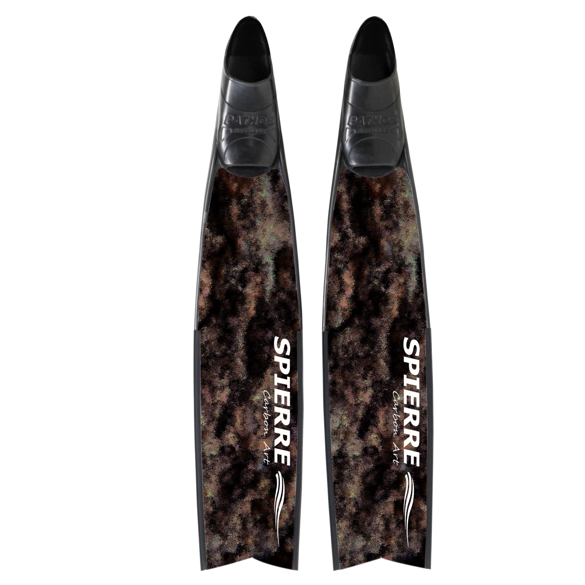 Carbon Art Dark Reef Fin Blades  - Apnea Range (Set/Pair)