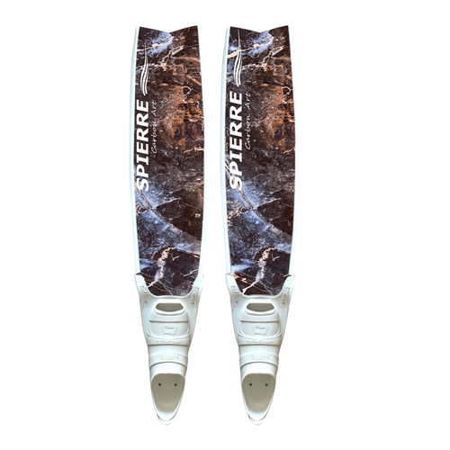 Carbon Art Dark Granite Fin Blades  - Apnea Range (Set/Pair)